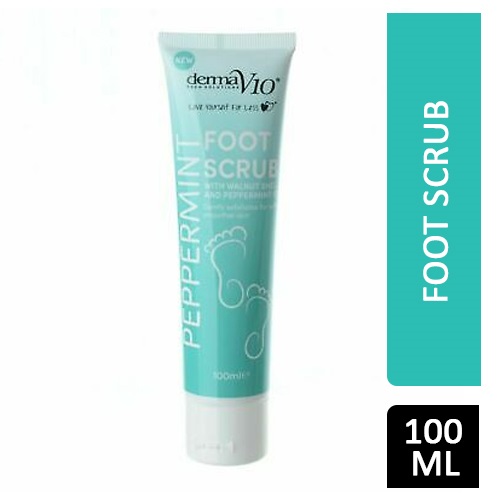 Derma V10 Peppermint Foot Scrub (100ml)