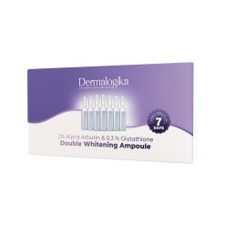 Dermalogika Double Whitening Ampoule with 0.3% Glutathione & 2% Alpha Arbutin (7 ampoule)