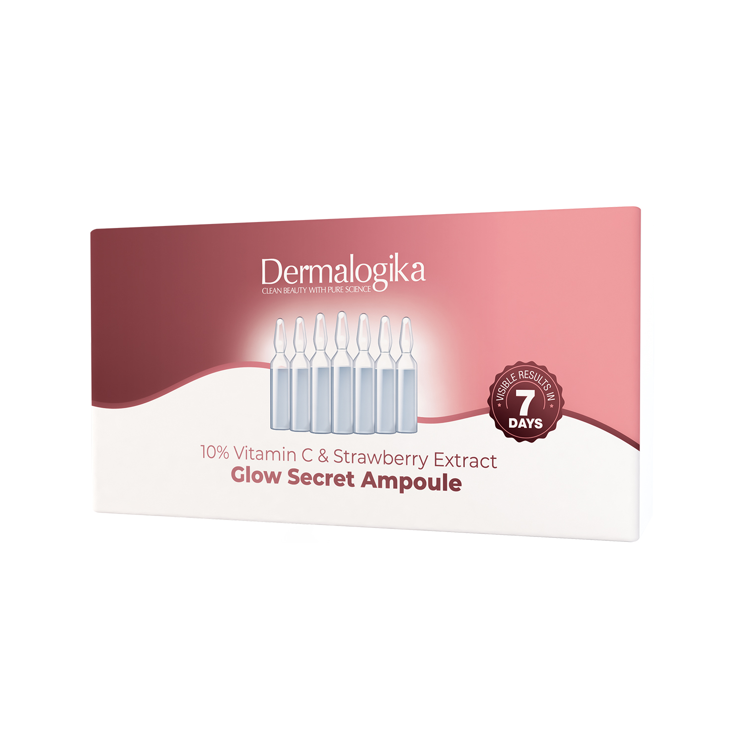 Dermalogika Glow Secret Ampoule with Vitamin C & Strawberry Extract (7 ampoule) beauty art essence