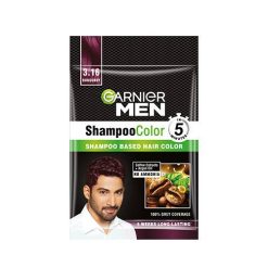 Garnier Men Shampoo Hair Color Shade 3.16 Burgundy Beauty Art Products
